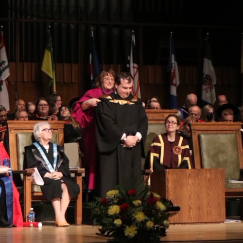 Me graduating! Photo taken by my dear friend Anabel.
